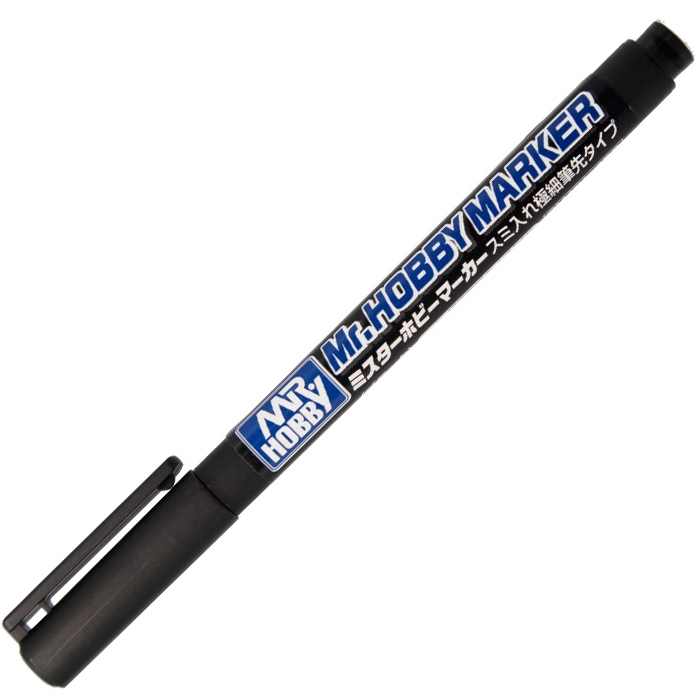 Mr. 하비 마커 - 101 슈퍼 파인 팁 브러시 펜 블랙