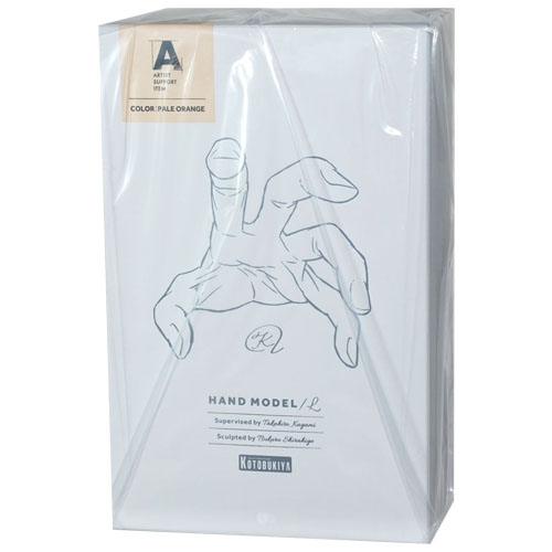 [ARTIST SUPPORT ITEM] 1:1 핸드 모델 L (왼손/페일 오렌지)
