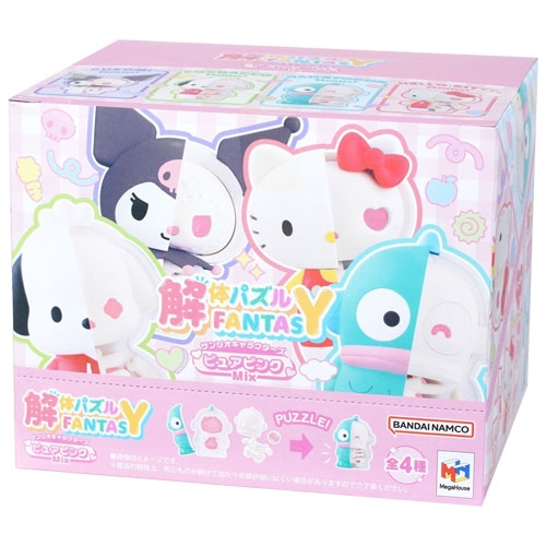 [해체 퍼즐 판타지] 산리오 캐릭터즈 퓨어 핑크 믹스 (4종 세트)