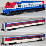 AJinGiL-MS01 [Limited Edtion] Diesel Locomotive + Mugunghwa Passenger 5 Car Set
