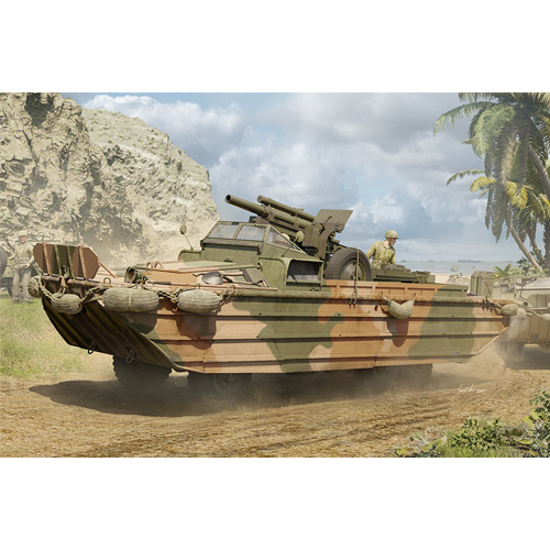 1/35 GMC DUKW-353 with 105mm Howitzer