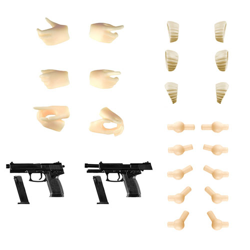 [리틀 아머리] LAOP16 창체소녀정원용 총을 잡은 손 2 - 핸드건 세트