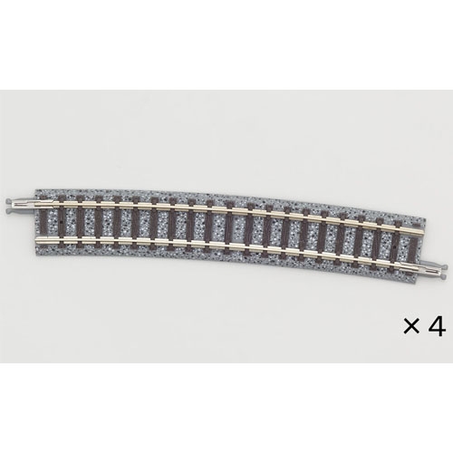 커브 레일 C605-10(F) (4pcs)