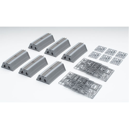 제방(둑) 대반경 S자 커브 레일 세트 (연장부)