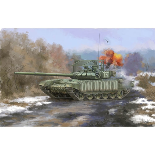 1/35 Russian T-72B3 with 4S24 Soft Case ERA & Grating Armour