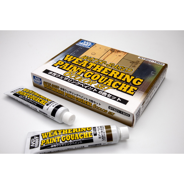 [수성 웨더링 페인트] 6색 세트 (각20ml)