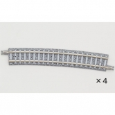 커브 PC 레일 C605-10-PC (F) (4pcs)