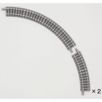 미니 커브 레일 C140 (F) (30도, 60도 각 2개 세트)
