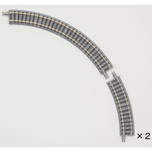 미니 커브 레일 C140 (F) (30도, 60도 각 2개 세트)