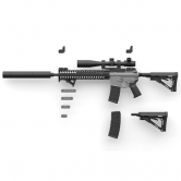 [리틀 아머리] LADF24 ST AR-15 타입 (소녀전선)