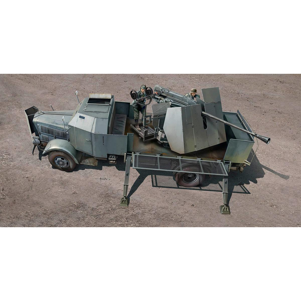 1/35 독일군 L4500A 장갑차 + 5cm Flak 41 대공포 II - 1/35 L4500A mit 5cm Flak 41 II