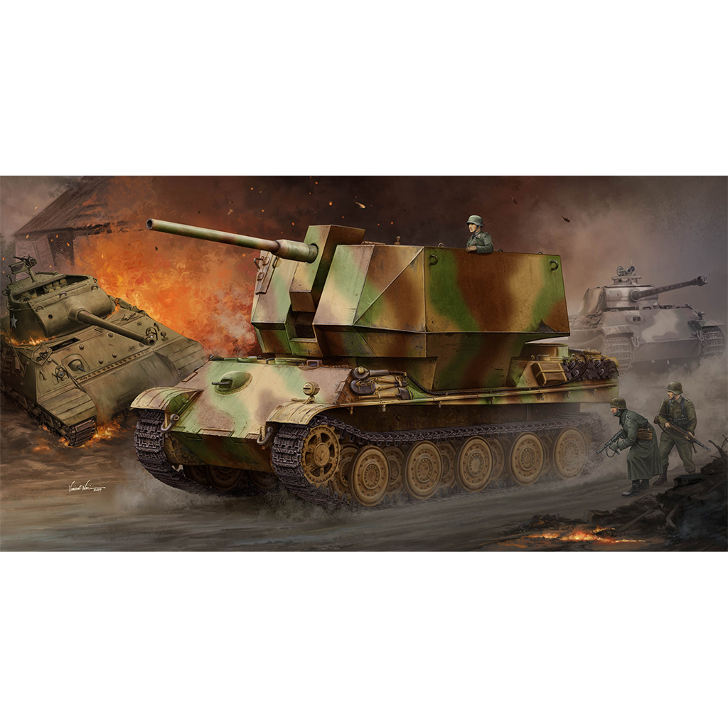 1/35 독일군 판터 88mm 대공전차 - Flak36/37 탑재  - 1/35 Flakpanther w/8.8cm Flak 36/37