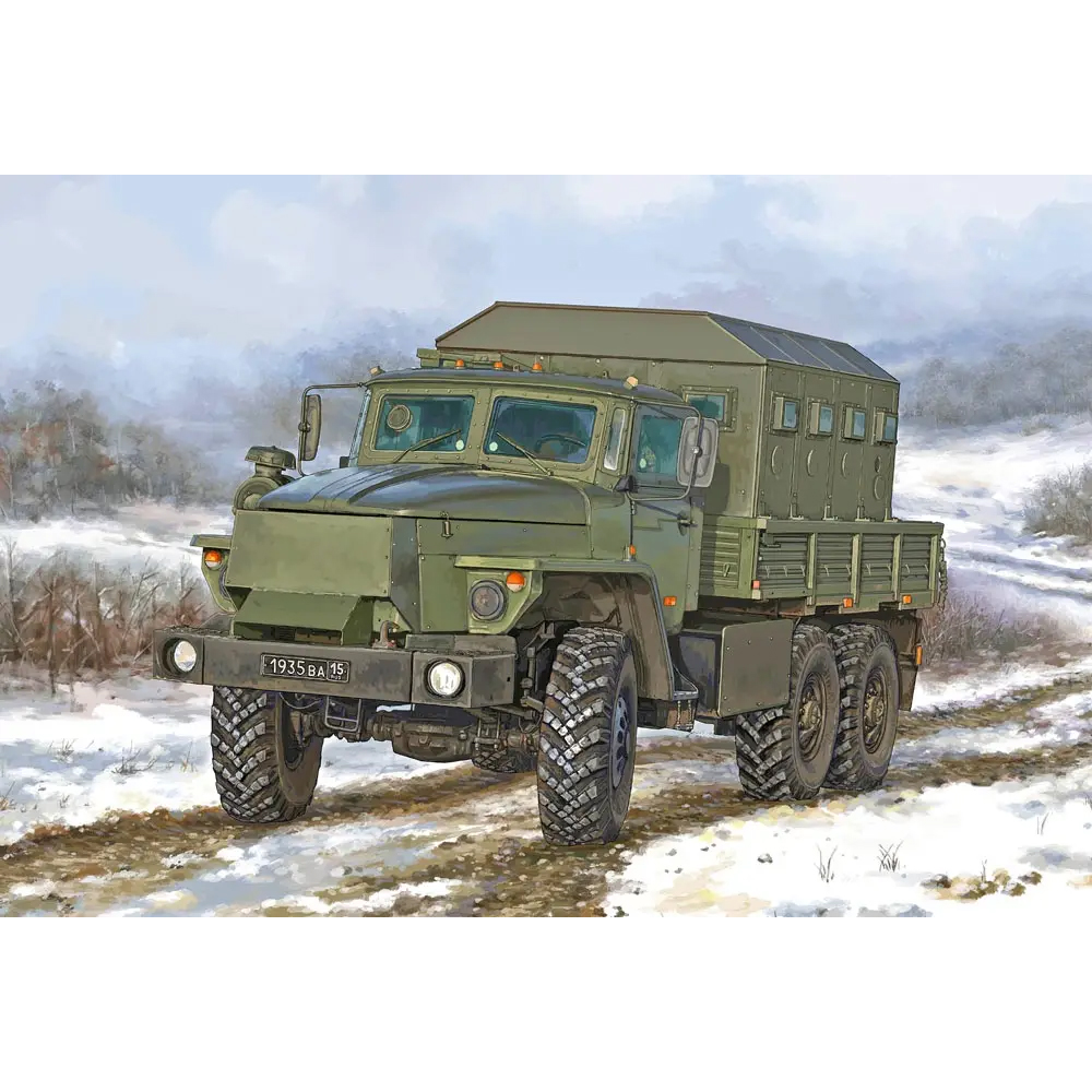 1/35 러시아군 URAL-4320 군용 트럭 - 1/35 Russian URAL-4320 CHZ