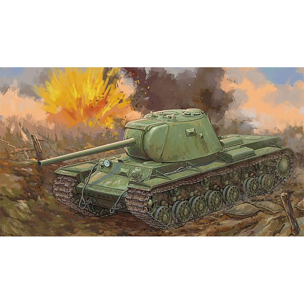 1/35 소련군 KV-3 중전차 - 1/35 Russian KV-3 Heavy Tank