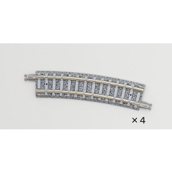 커브 PC 레일 C280-15-PC(F) (4pcs)