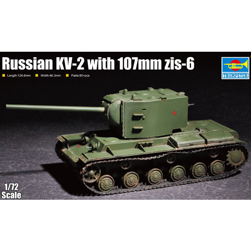 1/72 Russian KV-2 with 107mm zis-6