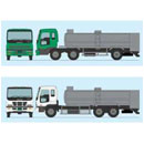 트럭 콜렉션 2 세트 우유수송차(2pcs)