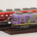 철도 컬렉션 후지 급행 1000계 (에반게리온컬러/2pcs)