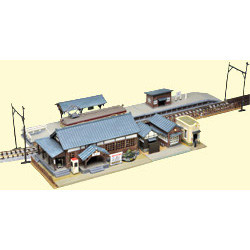 역전 세트 (역사/홈/파출소+숙소)