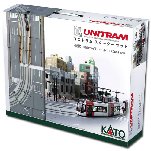 유니트람 스타터 세트 - 토야마 라이트 레일 TLR0601형 (레드)