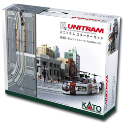 유니트람 스타터 세트 - 토야마 라이트 레일 TLR0601형 (레드)
