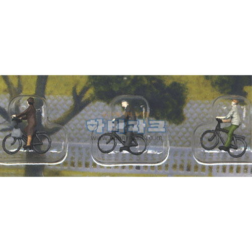 자전거 타는 중년 (3pcs)
