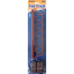 단선 트러스 철교(F/red)-벽돌교각 2개 포함