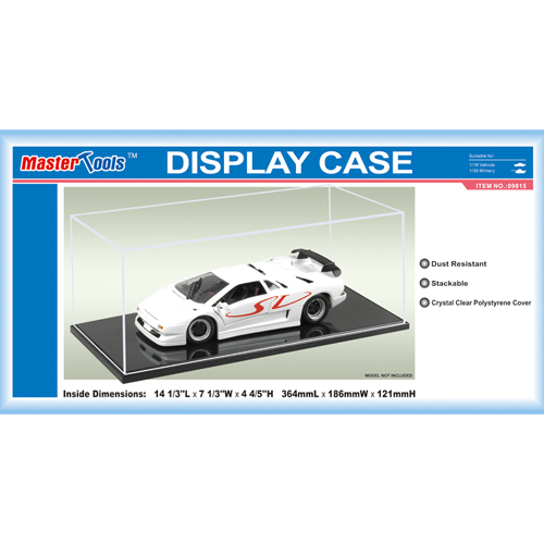 Plastic transparent case 364x186x121mm