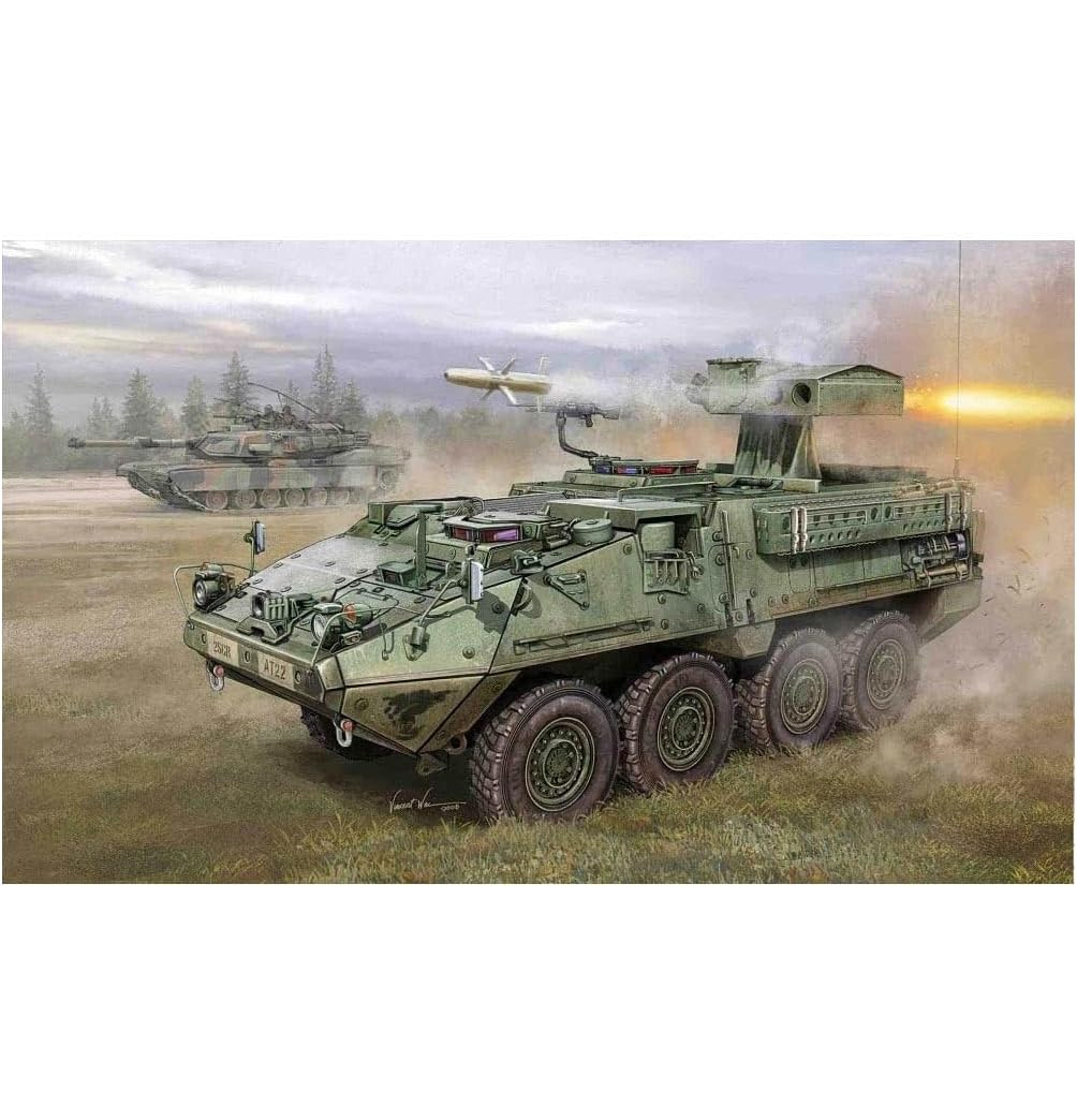 1/35 미군 M1134 스트라이커 대전차 미사일 장갑차 - 1/35 M1134 Stryker Anti-Tank Guided Missile (ATGM)