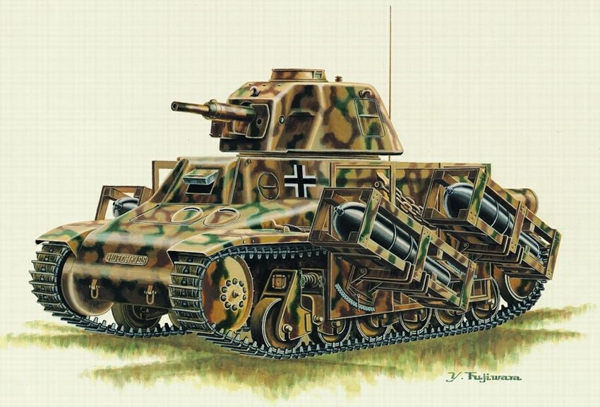 1/35 France 39(H) TANK SA 38 37mm gun