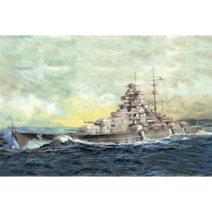 1:700 Top Grade German Bismarck Battleship