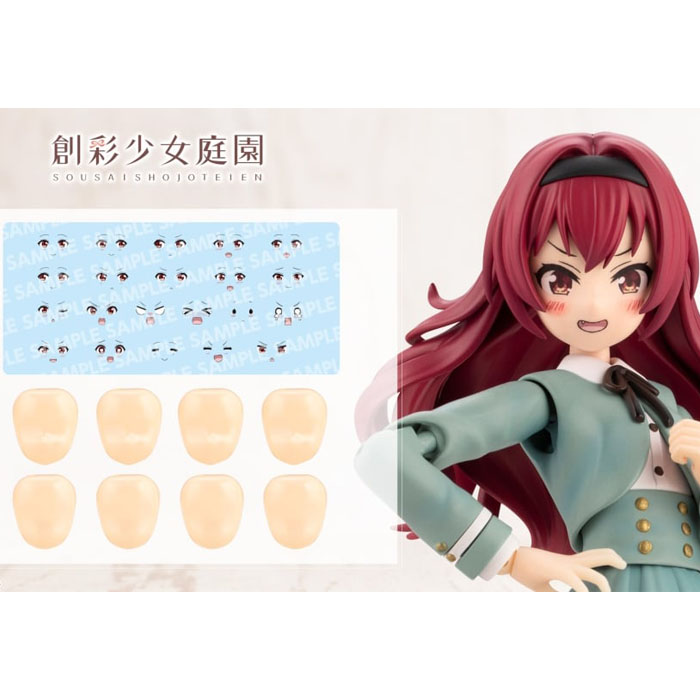 [창체소녀정원] 커스터마이즈 페이스 & 데칼 세트 Vol.8 (라구호노 에리카 디자인 이시카와 엠마용 A)