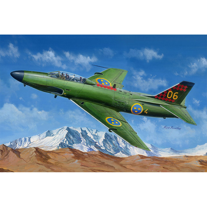 1/48 스웨덴 공군 J-32B/E 란센 전투기 - 1/48 SAAB J-32B/E Lansen