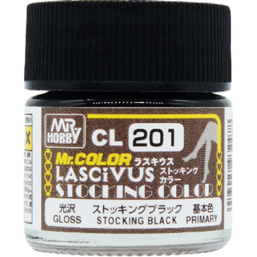 CL201 LASCIVUS 스타킹 블랙 (유광)