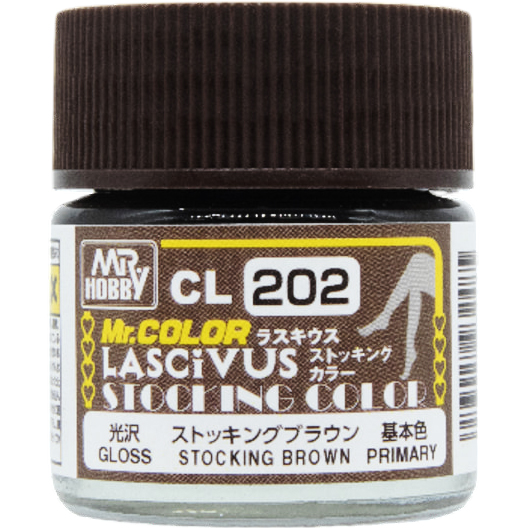 CL202 LASCIVUS 스타킹 브라운 (유광)
